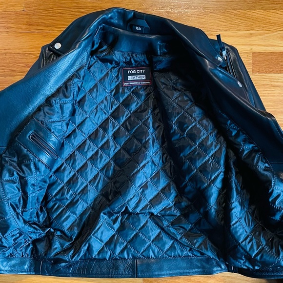 Fog city leather motorcycle jacket - Picture 5 of 6